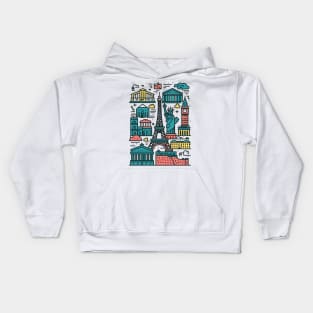 TRAVEL AND TOURISM Kids Hoodie